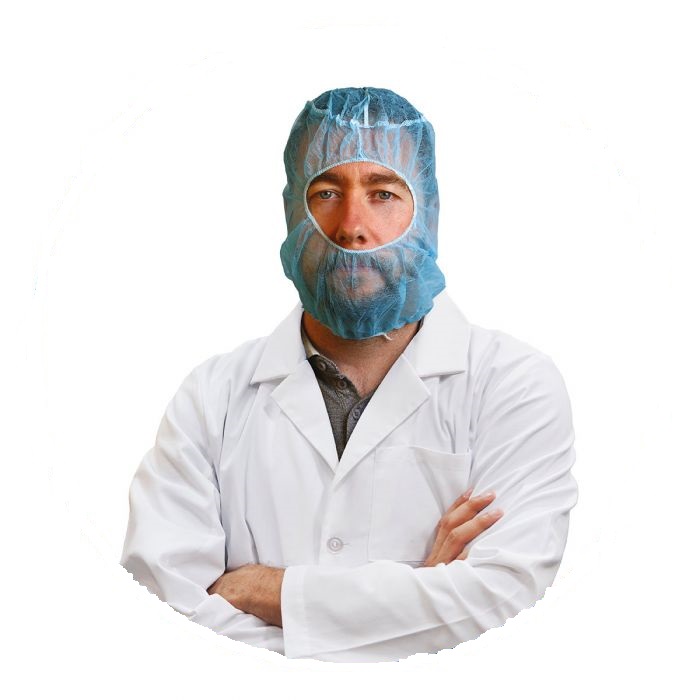 Balaclava detetável (Pack 100 Uni.)