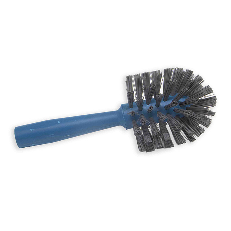 Escova de mão cilindrica de cabo curto