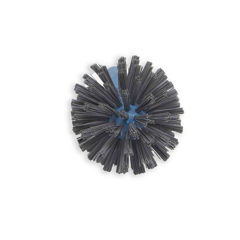 Escova de mão cilindrica de cabo curto